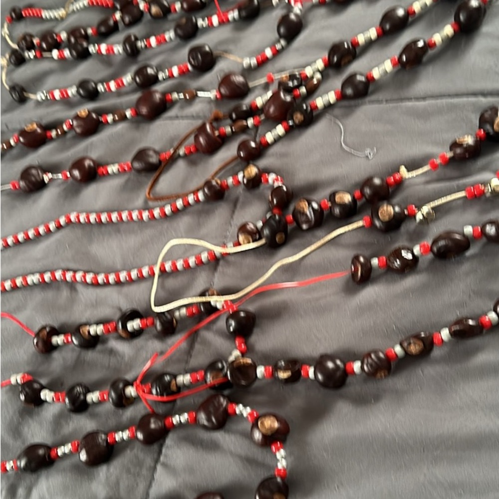 Lot of Handmade Ohio State Buckeye Necklaces - Picture 5 of 5
